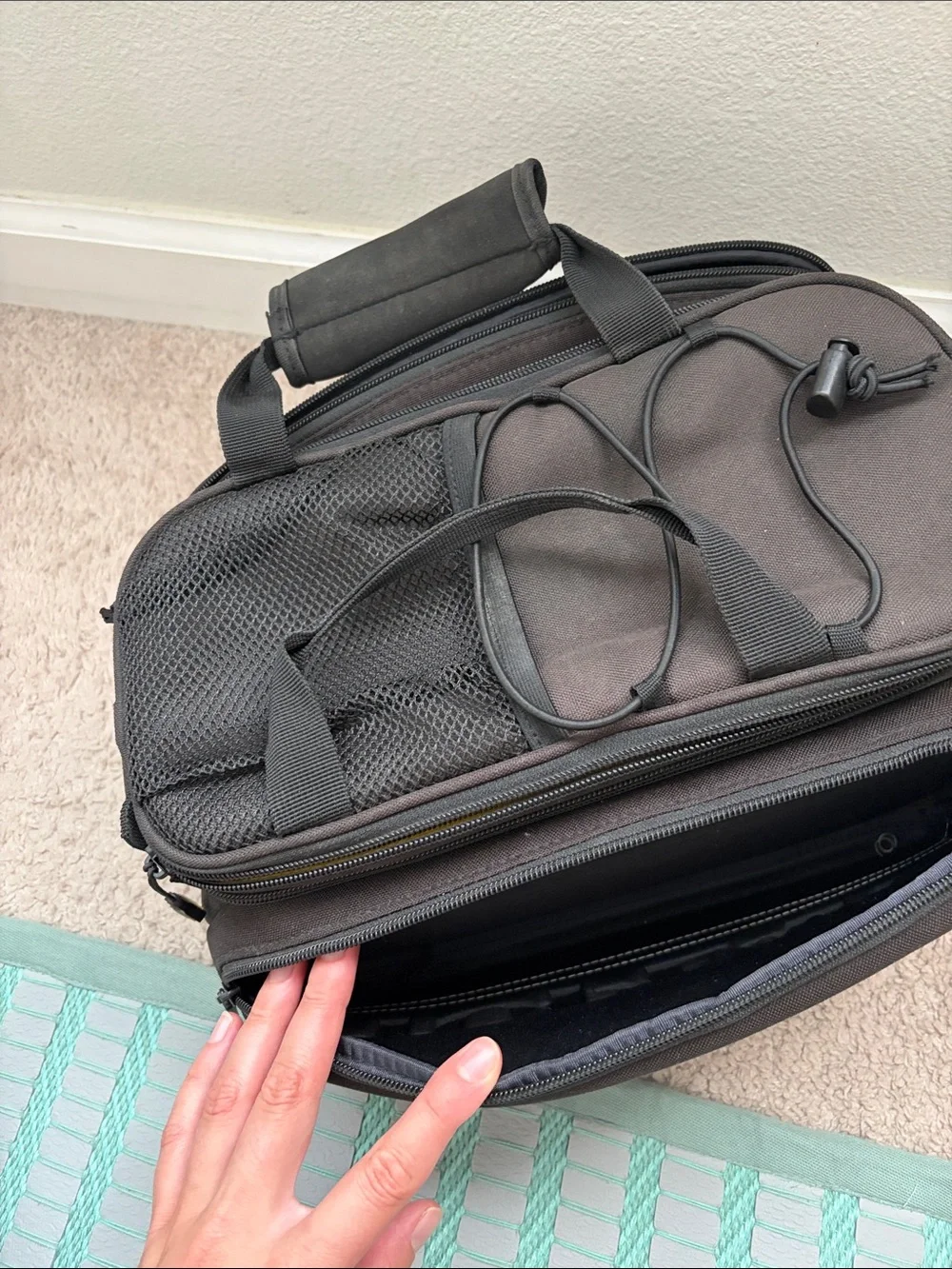 MTX Black Men's Messenger / Handlebar Bag